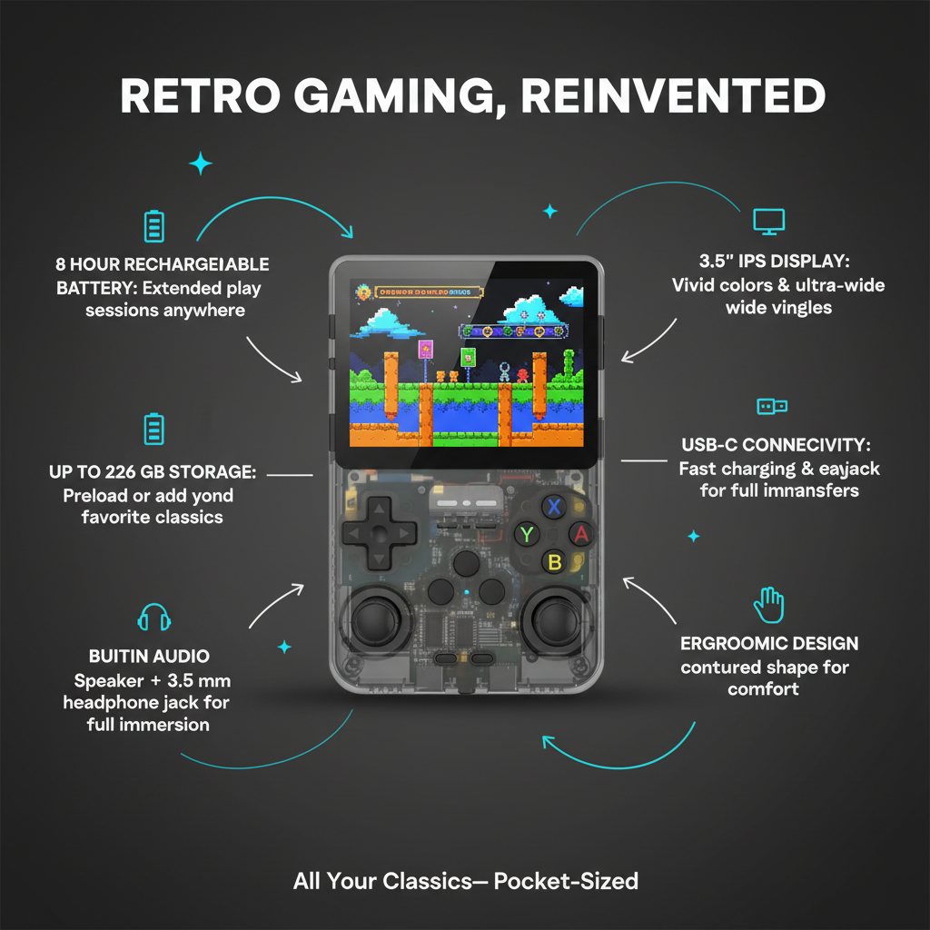 Retro Handheld Game Console