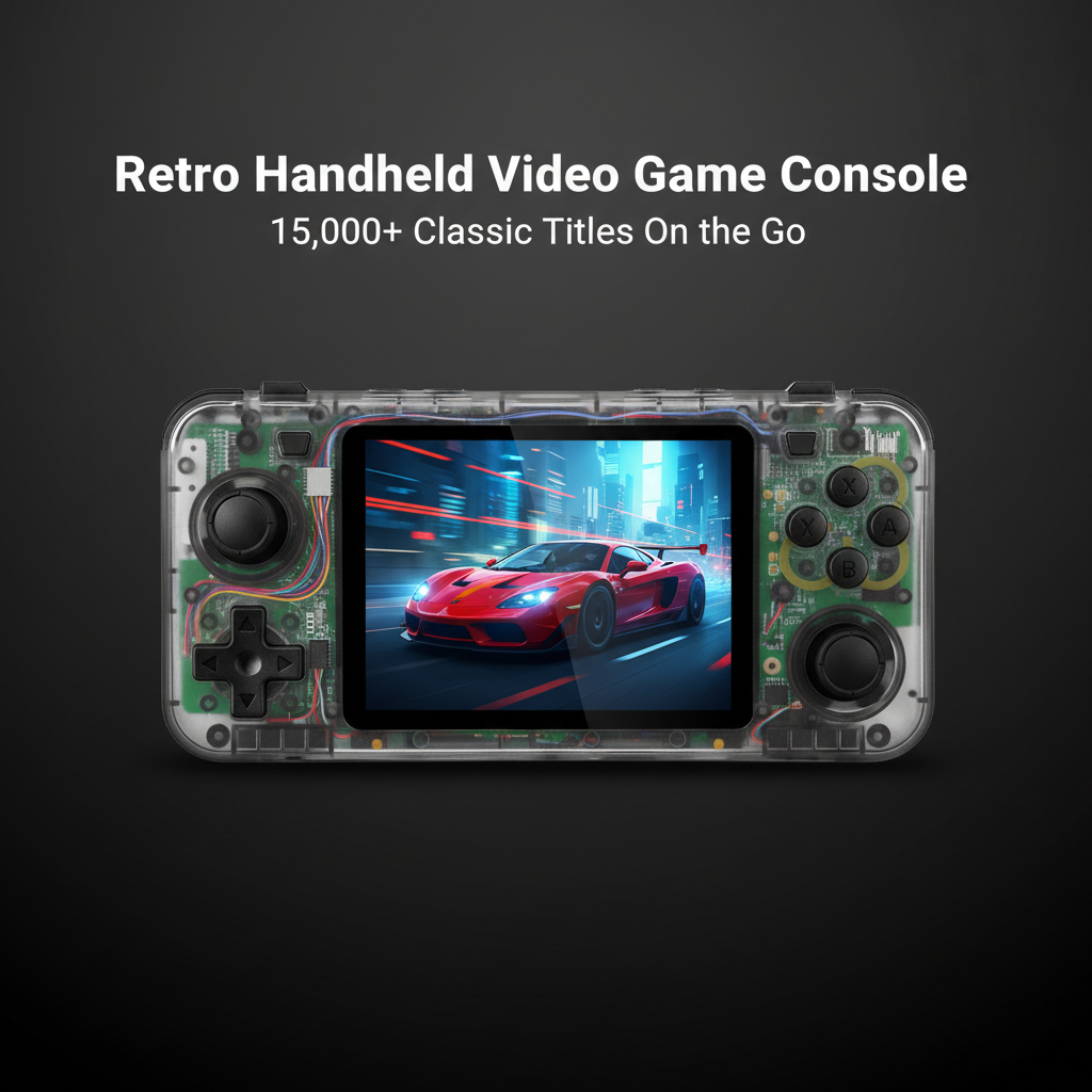 Retro Handheld Video Game Console