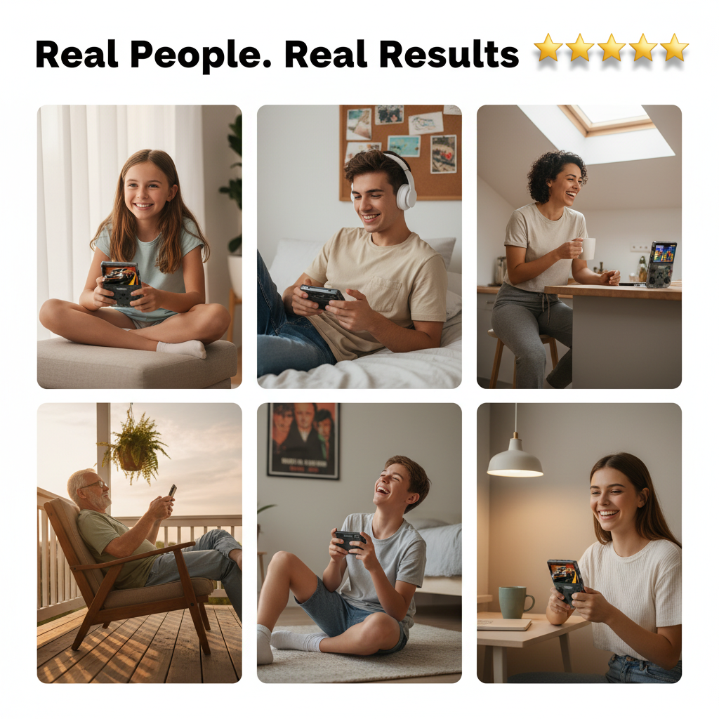 Retro Handheld Game Console