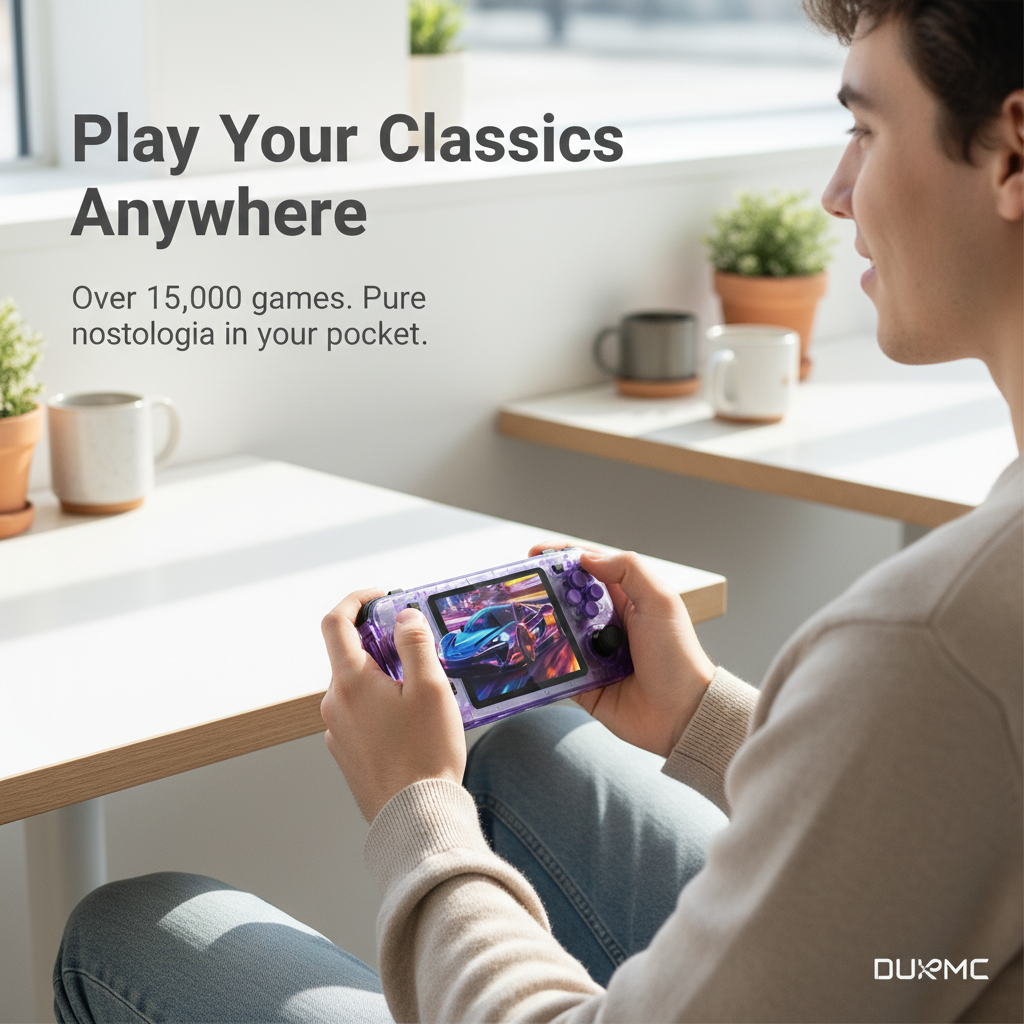 Retro Handheld Video Game Console