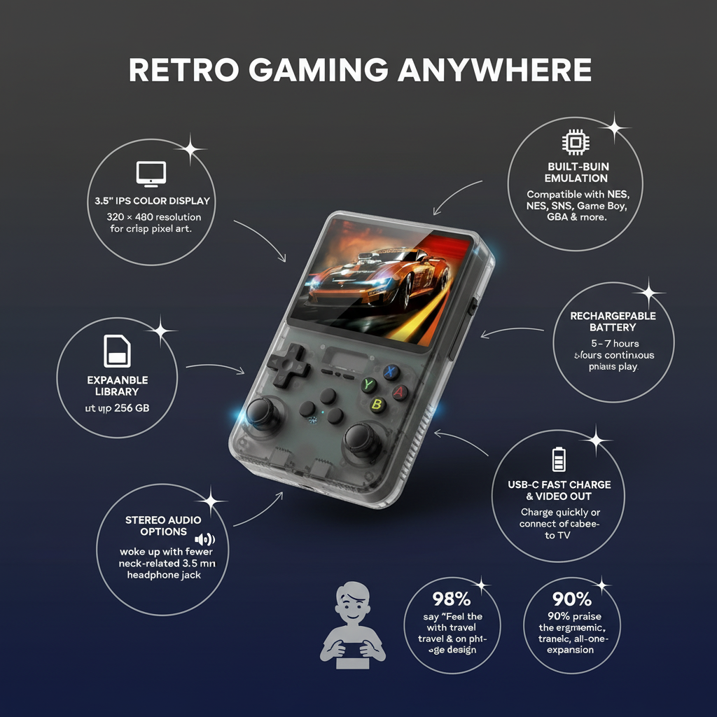 Retro Handheld Game Console